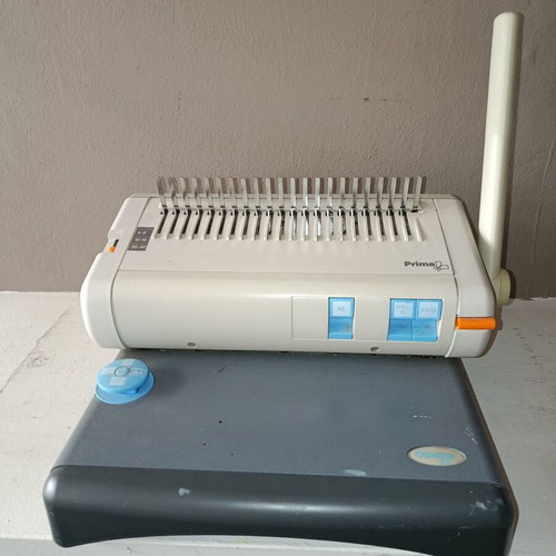 Prima Optima 25 binding machine used with consumables