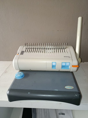 Prima Optima 25 binding machine used with consumables