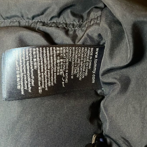 Tommy Hilfiger down jacket like new, blue and red, XXL