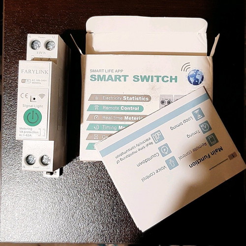 FARYLINK Smart Wifi Switch 63A New, Adjustable, Smart Life TUYA Compatible