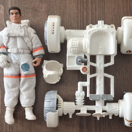 Action Man Moonraker collectible figure used with lunar rover