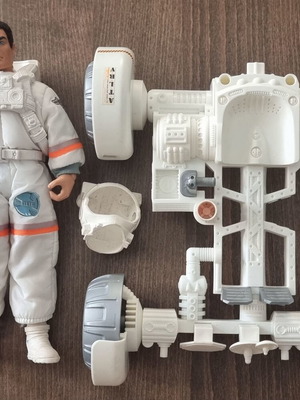 Action Man Moonraker collectible figure used with lunar rover