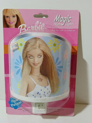 Mattel Barbie night light 1999 new European power 230V-50Hz design 3