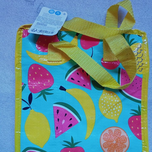 Insulated cooler bag 7L with summer fruit pattern new