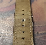 Shell watch used, men's, black, battery needed