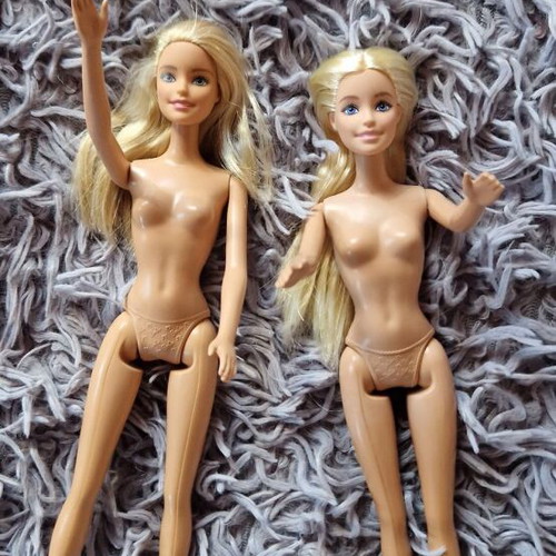 Barbie dolls restored, set of 2