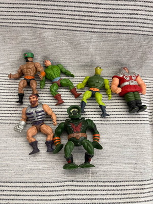 He Man MOTU 6 Figures used