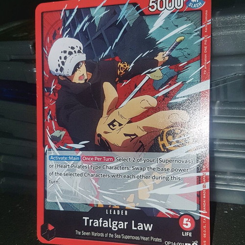 Trafalgar Law Leader One Piece TCG OP14 like new