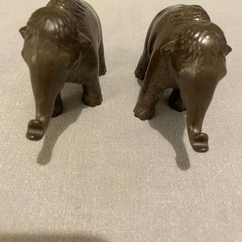 Playmobil baby elephants and baby monkeys used