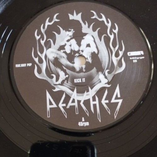 Peaches Ft. Iggy Pop Kick It 7" Single new, electronic