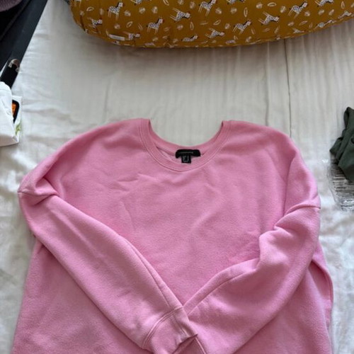 Primark pink top crop sweatshirt like new, size M