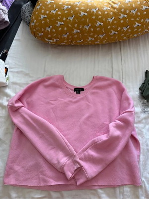 Primark pink top crop sweatshirt like new, size M