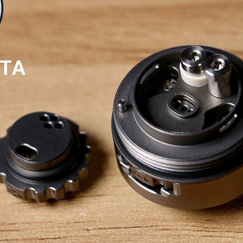 Roulette RTA 22mm By Across Vape like new, Gun Metal