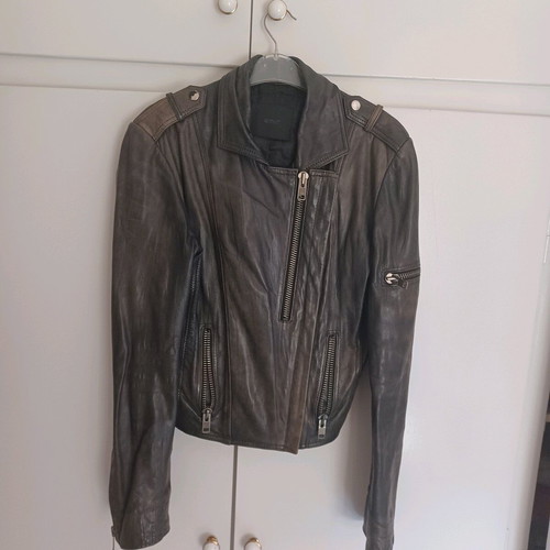 Vintage leather jacket Gestuz used, size M