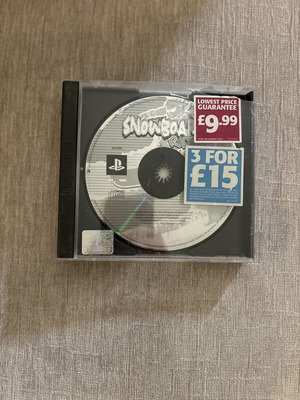 Snowboarder Racer PlayStation 1 PS1 παιχνίδι, αγγλικό δισκάκι και οπισθόφυλλο