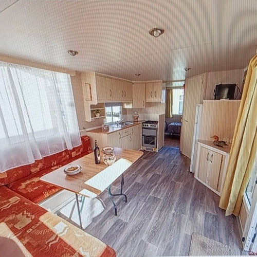 Mobile home 29 sqm with 2 bedrooms and equipped kitchen