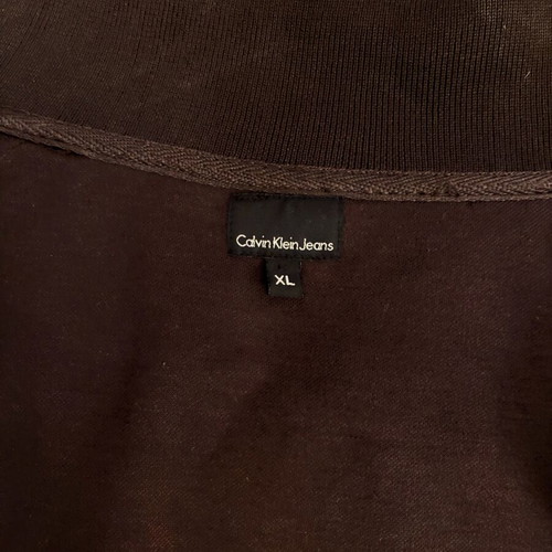 Calvin Klein Bikers jacket, rare, size XL fits L, brown multicolor