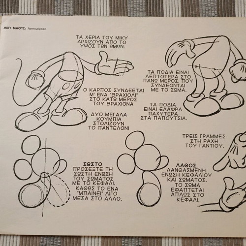 Disney Terzopoulos How To Draw Mickey 1973 Used
