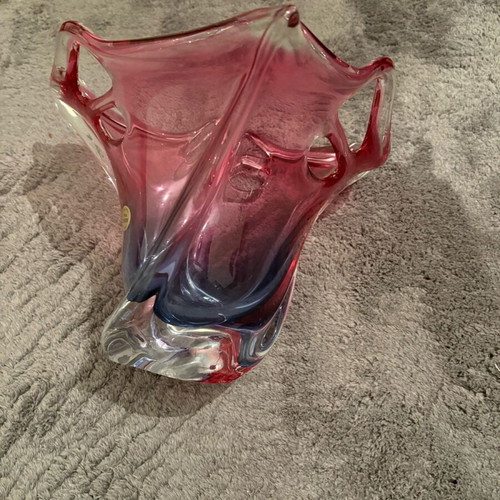 Bohemia Crystal Original Rainbow Bowl Like New