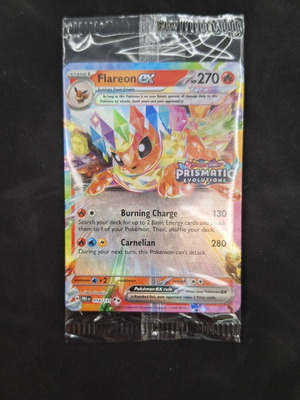 Flareon EX Stamped κάρτα Pokémon καινούργια