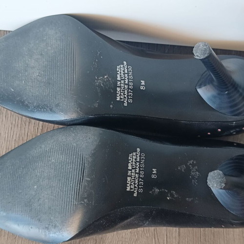 Carlos by Carlos Santana Stilettos black-pink leather like new
