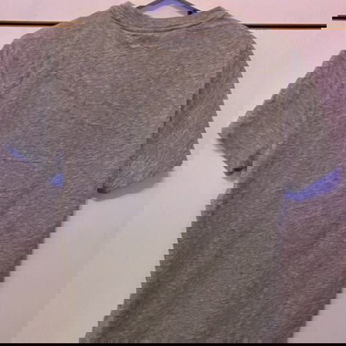 Къс ръкав Lacoste автентичен, размер S, сив, regular fit