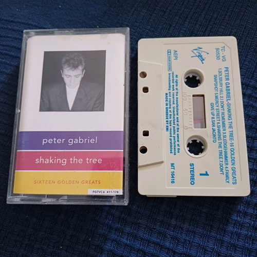 Peter Gabriel Shaking the Tree cassette album like new, rock