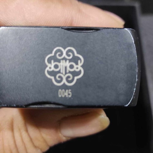 Dotmod Dotbox Dual Mech used, black aluminum, 2 x 18650