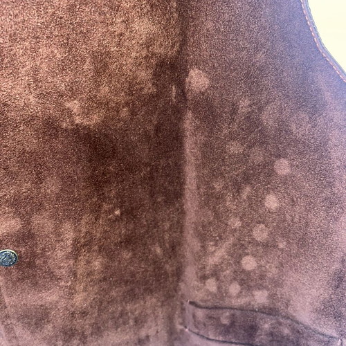 Vintage Loredo men's suede vest XL like new, brown