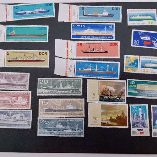 Postage stamps from GDR from the 70s for collectors