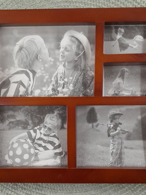 Wooden multi photo frame new