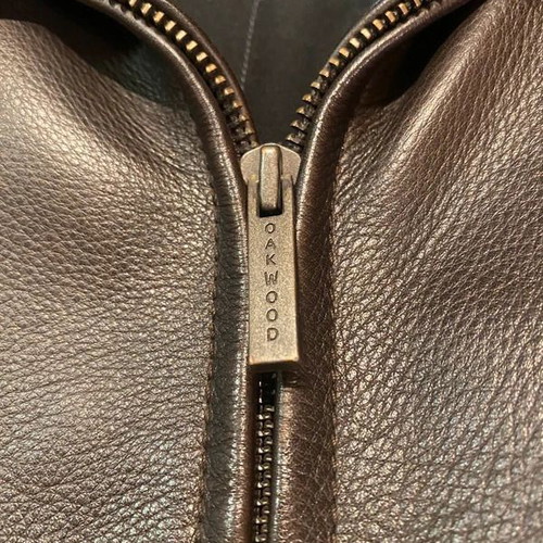 Oakwood leather jacket XL brown like new