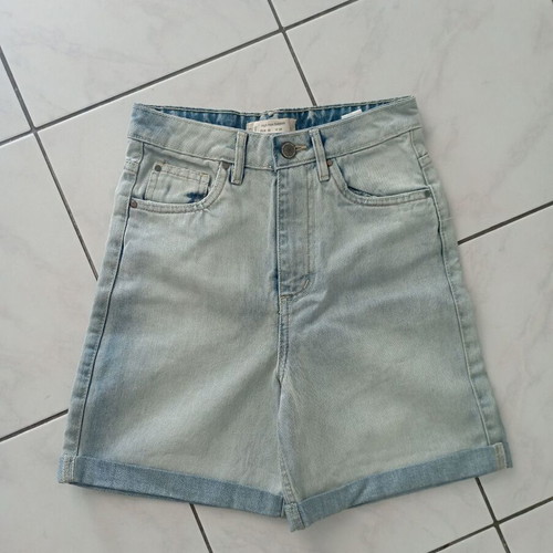 Pink Woman denim shorts new, blue, size XXS