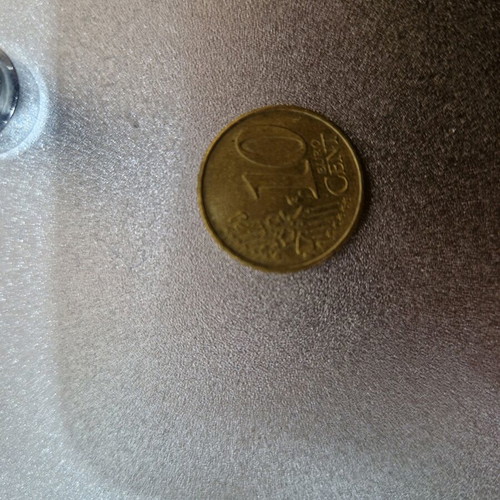 10 cents coin used