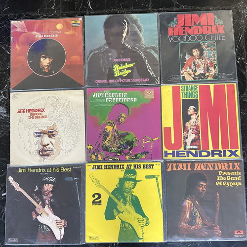Jimi Hendrix records, rock genre