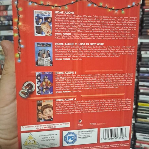 Home Alone DVD collection 4 movies like new with English subtitles