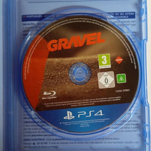 Gravel PlayStation 4 (PS4) like new with Spanish cover