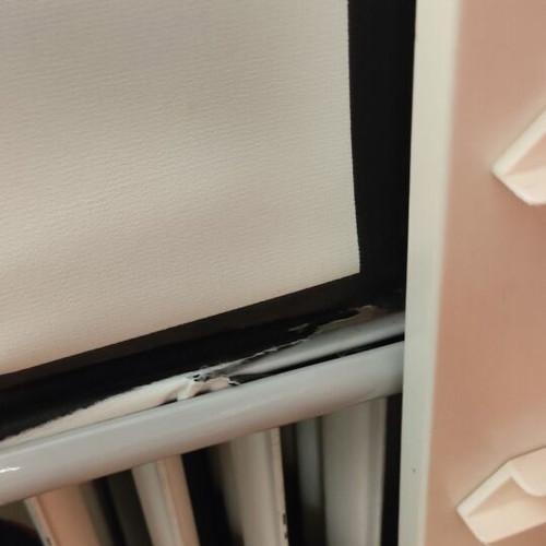 Projector screen 240 x 150 used Nobo