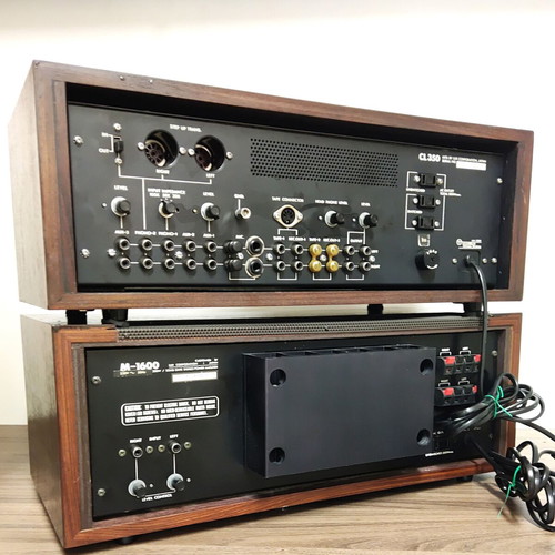 Luxman CL-350 & M-1600 vintage high-end preamplifier and power amplifier set used