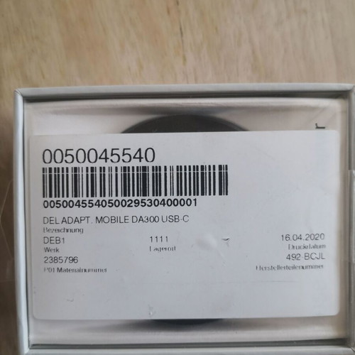 Dell Mobile Adapter DA300 USB-C 6-in-1 new