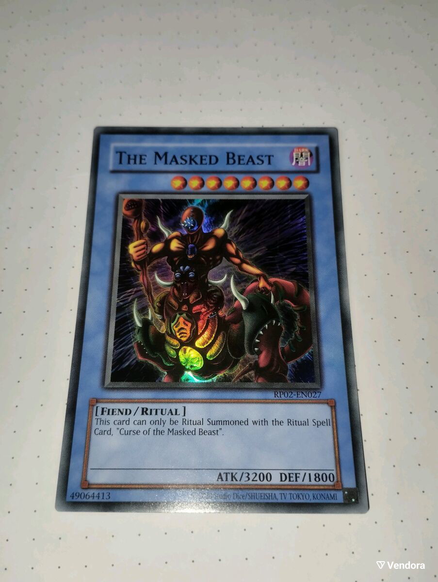 curse of the masked beast yugioh card [DL2-001] Super Rare This card is used to Ritual Summon The Masked Beast Curse of the Masked Beast