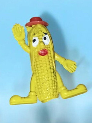 Vintage Corn On The Cob μεταχειρισμένο παιχνίδι Munch Bunch 1970s