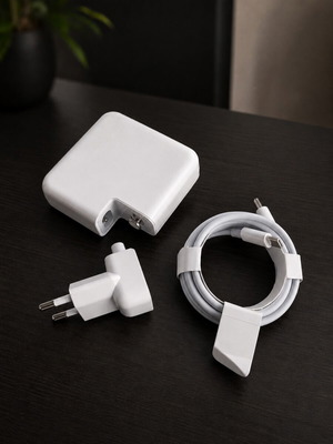 61W USB-C τροφοδοτικό νέο, λευκό, γρήγορη φόρτιση