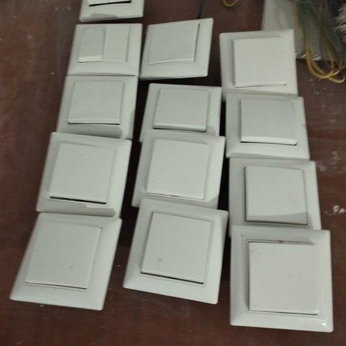 Switches and sockets ABB like new, set of 13 switches and 12 sockets with bell