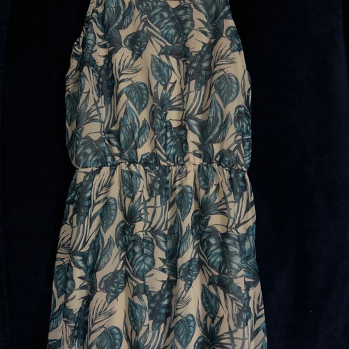 Long turquoise dress like new, size S