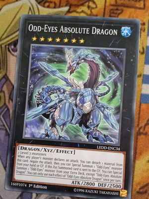 Odd Eyes Absolute Dragon κάρτα Yu-Gi-Oh! σαν καινούργιο