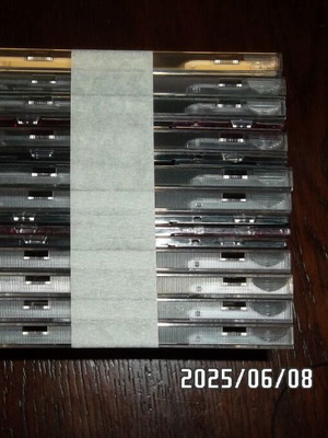 CD/DVD cases used, pack of 15, hard