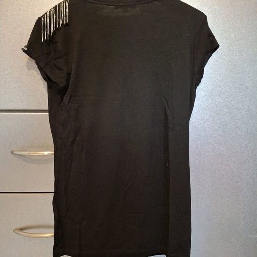 Denny Rose short-sleeve blouse like new, black, size M