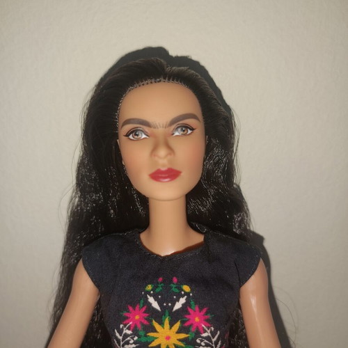 Barbie Frida Kahlo Inspiring Women doll used, original dress