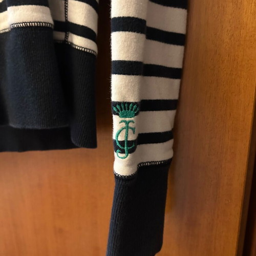Juicy Couture cardigan new, medium size, cotton, black and white